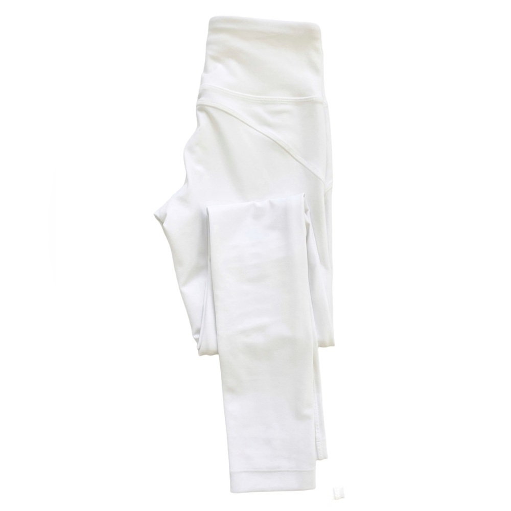 Mondetta White Biker and Mesh Panel Athletic Leggings. M60